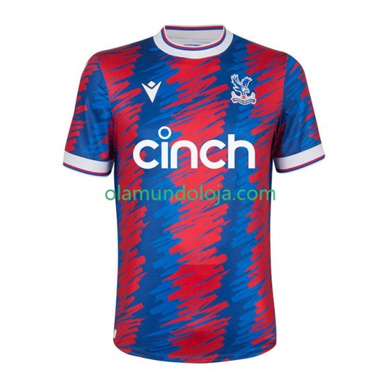 Camisola Crystal Palace Homem Equipamento Primeiro 2022-2023 Manga Curta